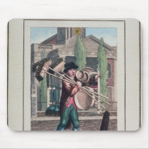 Tapis De Souris Balais de cheveux, église de Shoreditch