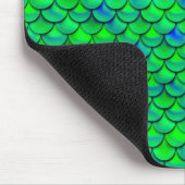 Tapis De Souris Balances bleues vertes (Coin)