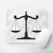 Tapis De Souris Balances en marbre (Avec souris)