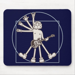 Tapis De Souris Balancier de Vitruvian de bande dessinée
