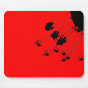 Tapis De Souris Balançoires et ronds-points - Rouge