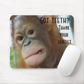 Tapis De Souris Balayez votre humour de dentiste de dents (Avec souris)