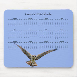 Tapis De Souris Balbuzard : Personnalisez un calendrier annuel 202