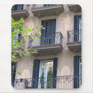 Tapis De Souris Balcons de Barcelone