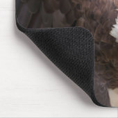 Tapis De Souris Bald Eagle avec le drapeau américain (Coin)