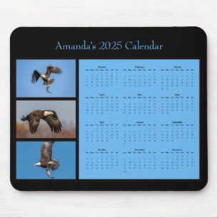 Tapis De Souris Bald Eagle - Calendrier personnalisé de l'année 20