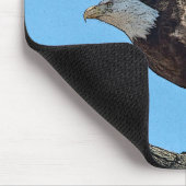 Tapis De Souris Bald Eagle décolle (Coin)