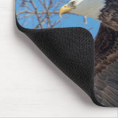 Tapis De Souris Bald Eagle en vol (Coin)