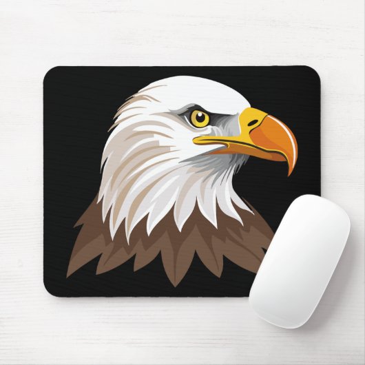 Tapis De Souris Bald eagle head (Avec souris)