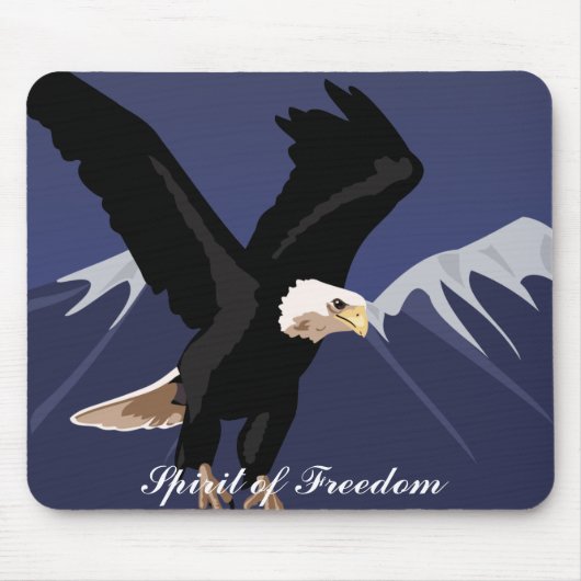 Tapis De Souris Bald Eagle Mousepad (Devant)