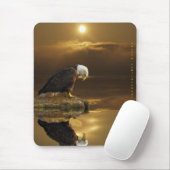 Tapis De Souris BALD EAGLE & SUNLIGHT Mousepad (Avec souris)