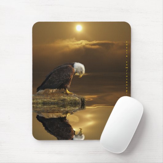 Tapis De Souris BALD EAGLE & SUNLIGHT Mousepad (Avec souris)