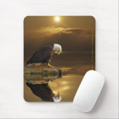 Tapis De Souris BALD EAGLE & SUNLIGHT Mousepad (Avec souris)