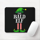 Tapis De Souris Bald Elf Matching Family Group Christmas Party Pyj (Avec souris)