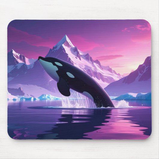 Tapis de souris Baleine Arctique (Devant)