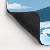 Tapis De Souris Baleine arctique (Coin)