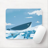 Tapis De Souris Baleine arctique (Avec souris)