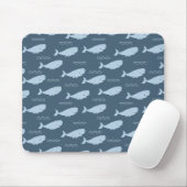 Tapis De Souris Baleine bleue (Avec souris)