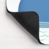 Tapis De Souris Baleine détendue (Coin)