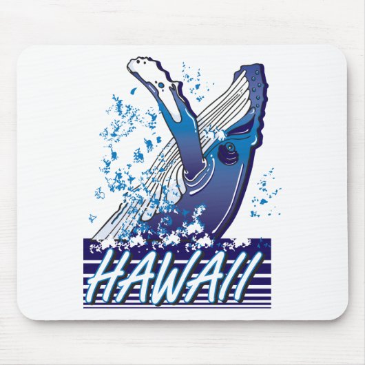Tapis De Souris Baleine d'Hawaï (Devant)