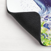 Tapis De Souris baleine et conception de la terre (Coin)