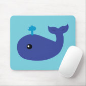Tapis De Souris Baleine mignonne (Avec souris)