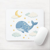 Tapis De Souris Baleine Nuageuse de Rêve (Avec souris)