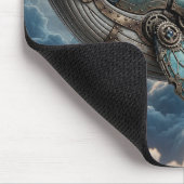Tapis De Souris Baleine Steampunk dans les Nuages (Coin)