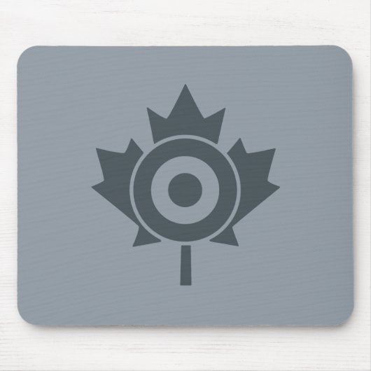 Tapis De Souris Balise Mod Roundel Feuille d'érable canadienne (Devant)