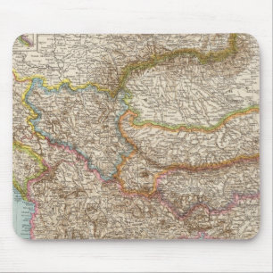 Tapis De Souris Balkanhalbinsel - Carte de la péninsule des Balka