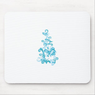 Tapis De Souris Ball Blue, Medium Turquoise design décoratif
