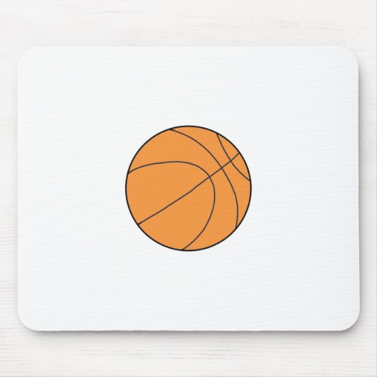 Tapis De Souris Balle de basket (Devant)