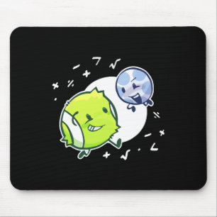Tapis De Souris Balle de tennis et duo de balles de golf Math