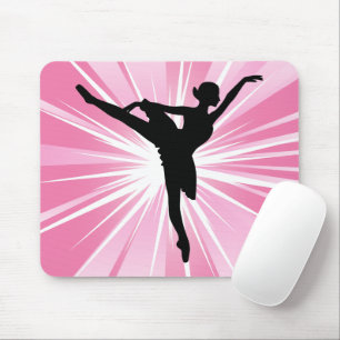 Tapis De Souris Ballerine rose d'étoile