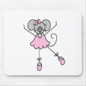 Tapis De Souris Ballerine trois Mousepad de souris (Devant)