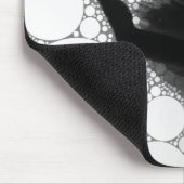 Tapis De Souris Ballet Black Blanc Danse Ballerina (Coin)