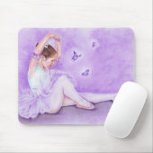 Tapis De Souris Ballet de Papillon Mousepad (Avec souris)