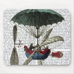 Tapis De Souris Ballon à air chaud de Place Du Louvre