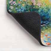 Tapis De Souris Ballons à air chaud sur un flux pastel (Coin)