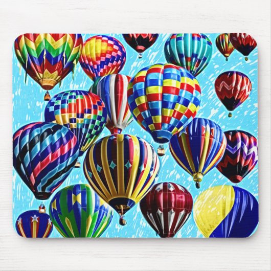 Tapis De Souris Ballons à air chauds (Devant)