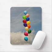 Tapis De Souris Ballons dans le ciel Mousepad (Avec souris)