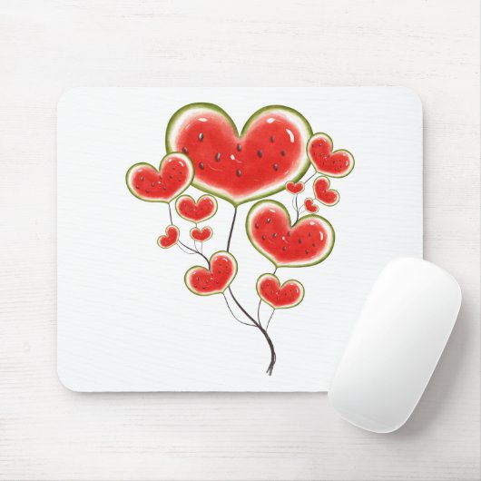 Tapis De Souris Ballons de pastèque doux (Avec souris)