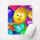 Tapis De Souris ballons heureux (Avec souris)