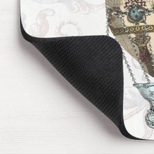 Tapis De Souris Balloon baroque bleu & crème (Coin)