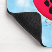 Tapis De Souris Balloon en forme de coeur avec Empreinte de patte (Coin)