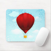 Tapis De Souris Balloon rouge, mousepac (Avec souris)
