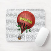 Tapis De Souris Ballotte à air chaud Jardin De Tuileries (Avec souris)