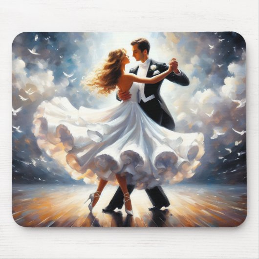 Tapis De Souris Ballroom Danser Couples Danse Musique (Devant)
