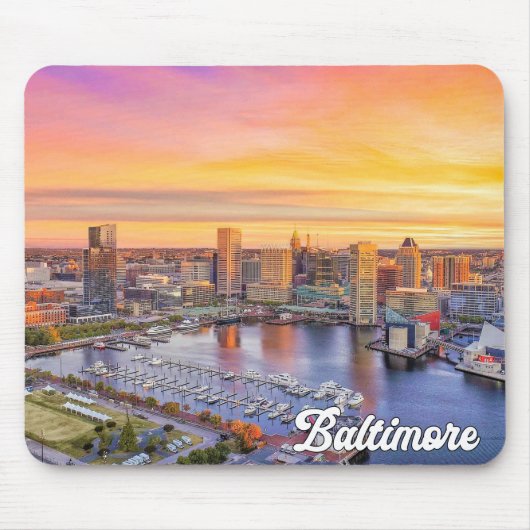 Tapis De Souris Baltimore, Maryland, États-Unis (Devant)