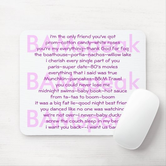 Tapis De Souris BAMspeak Mousepad (Avec souris)